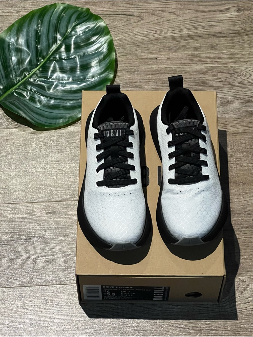 NOBULL White and Black Women’s Training Sneakers